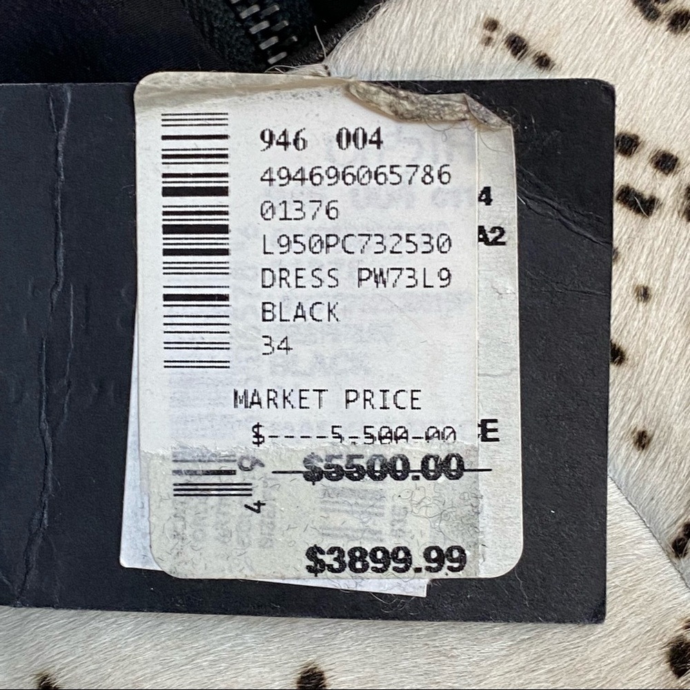 $5,500 Burberry Sleeveless Sheath Leather Dress - Picture 7 of 14